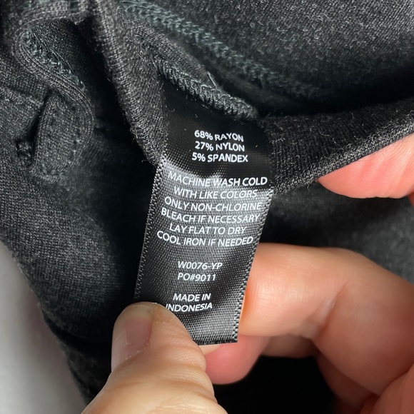 Betabrand Straight Leg Classic Dress Pant Yoga Charcoal - Picture 4 of 4